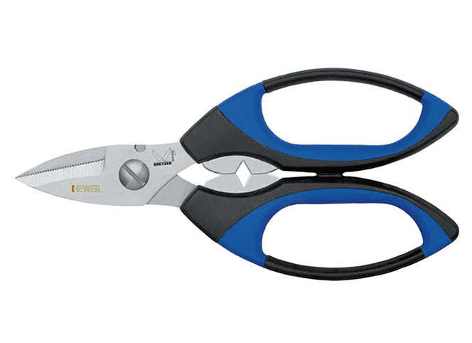 如何使用德國(guó)熙驊HEWER HS-3118 不銹鋼防滑安全剪刀剪開(kāi)裝載滿滿的大噸袋